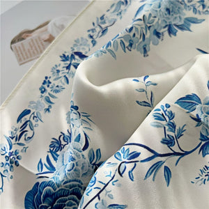 MaraSilk Pure Mulberry Silk Scarf - Square Crepe Satin MS419