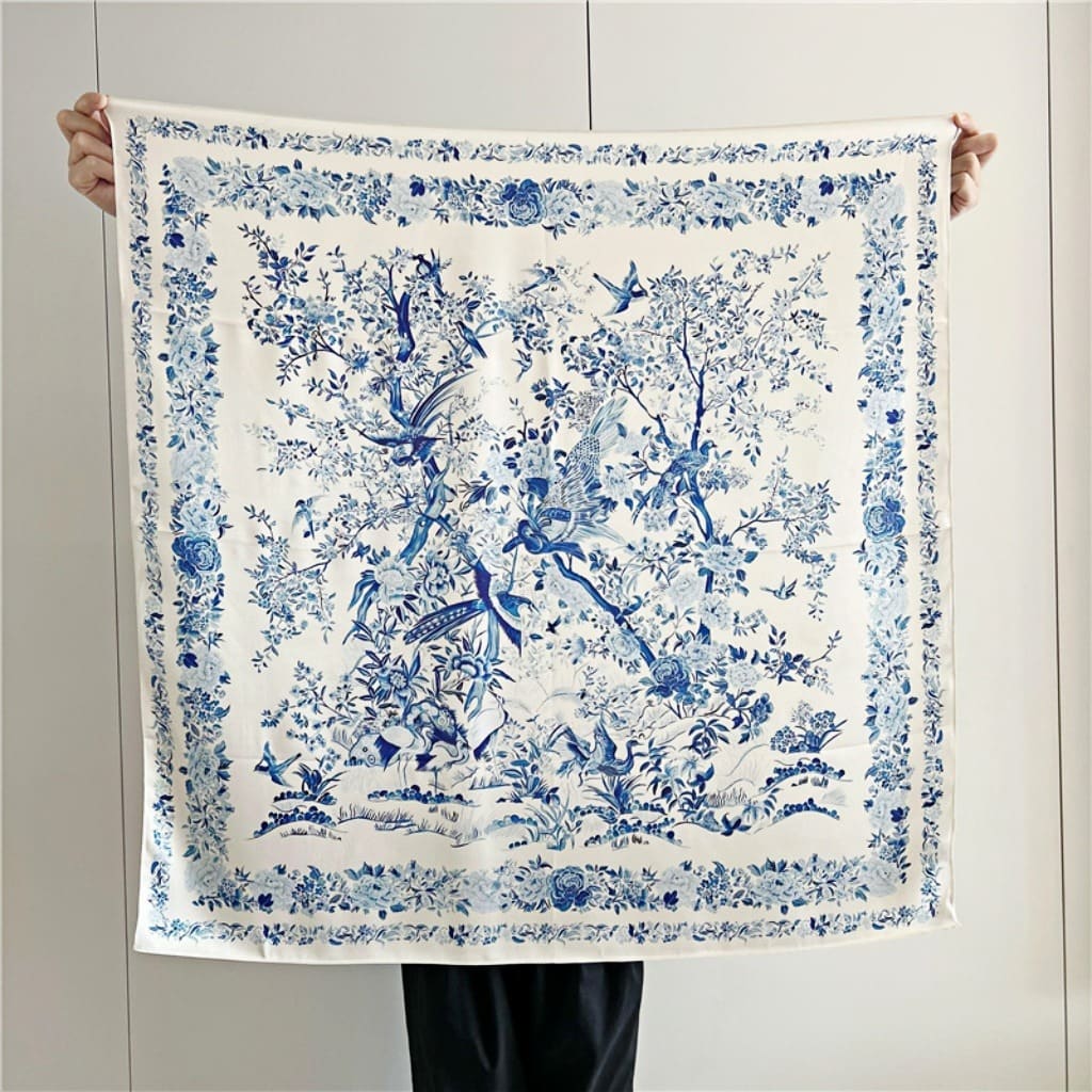 MaraSilk Pure Mulberry Silk Scarf - Square Crepe Satin MS419 34" x 34" MS41902