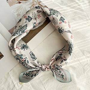 MaraSilk Pure Mulberry Silk Scarf Square Crepe Satin MS42-20