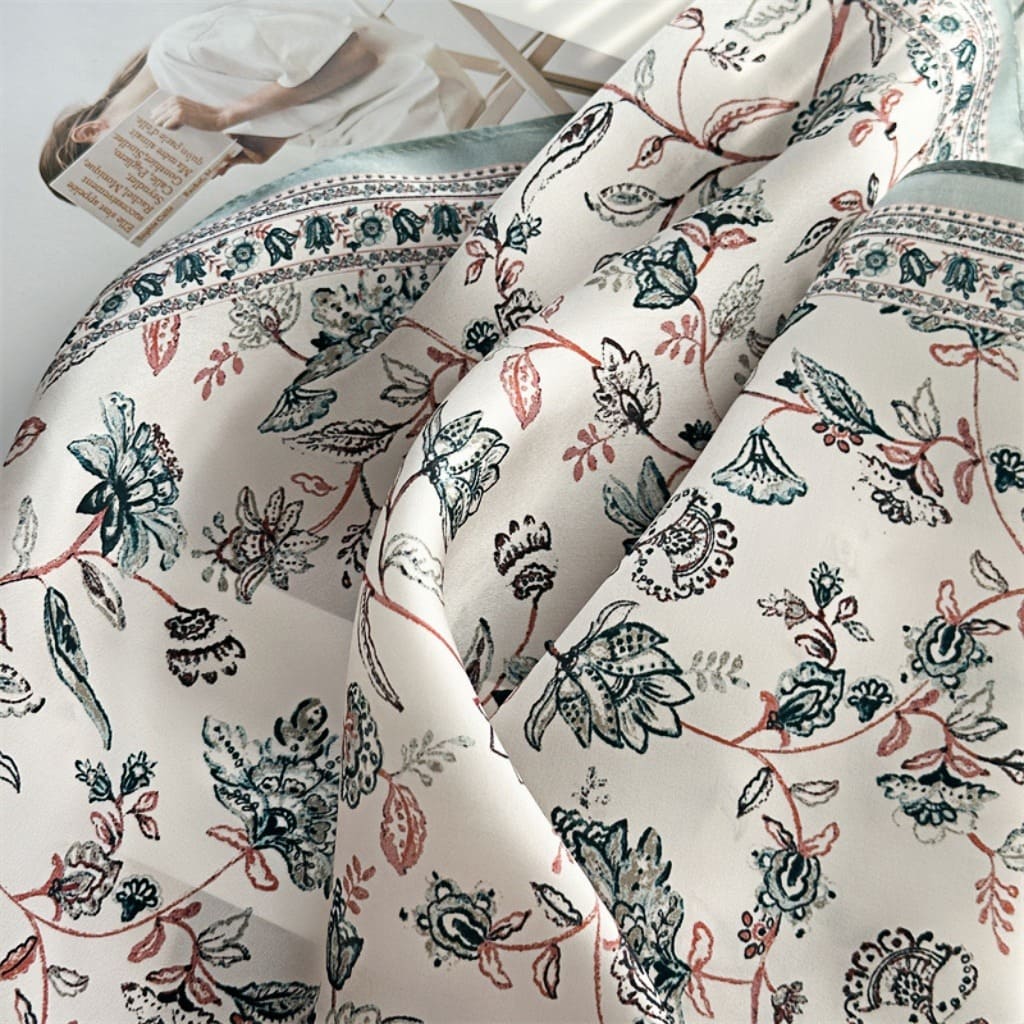 MaraSilk Pure Mulberry Silk Scarf Square Crepe Satin MS42-21