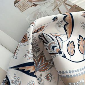 MaraSilk Pure Mulberry Silk Scarf Square Crepe Satin MS42-5