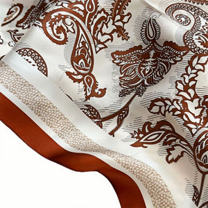 MaraSilk Pure Mulberry Silk Scarf - Square Crepe Satin MS420