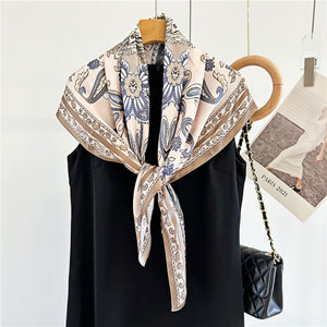 MaraSilk Pure Mulberry Silk Scarf - Square Crepe Satin MS422 34" x 34" MS42201