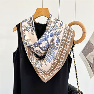 MaraSilk Pure Mulberry Silk Scarf - Square Crepe Satin MS422