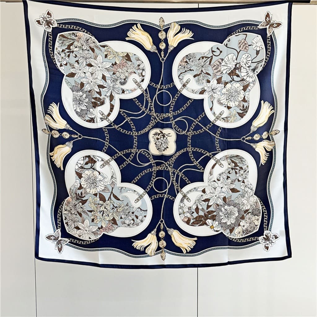 MaraSilk Pure Mulberry Silk Scarf - Square Crepe Satin MS423 34" x 34" MS42301