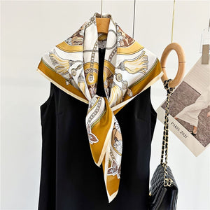 MaraSilk Pure Mulberry Silk Scarf - Square Crepe Satin MS423