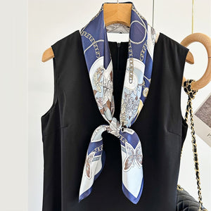 MaraSilk Pure Mulberry Silk Scarf - Square Crepe Satin MS423