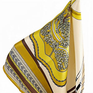 MaraSilk Pure Mulberry Silk Scarf - Square Crepe Satin MS425