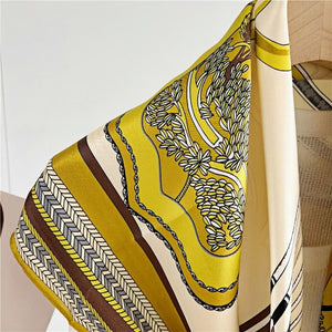 MaraSilk Pure Mulberry Silk Scarf - Square Crepe Satin MS425