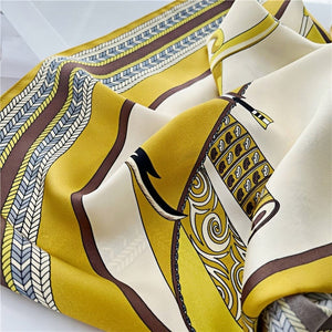 MaraSilk Pure Mulberry Silk Scarf - Square Crepe Satin MS425