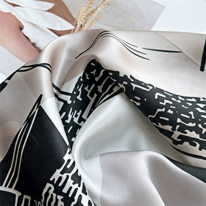 MaraSilk Pure Mulberry Silk Scarf - Square Crepe Satin MS427