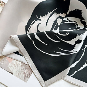 MaraSilk Pure Mulberry Silk Scarf - Square Crepe Satin MS427