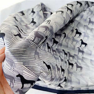 MaraSilk Pure Mulberry Silk Scarf - Square Crepe Satin MS429