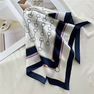 MaraSilk Pure Mulberry Silk Scarf Square Crepe Satin MS43-3