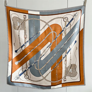 MaraSilk Pure Mulberry Silk Scarf - Square Crepe Satin MS430 34" x 34" MS43001