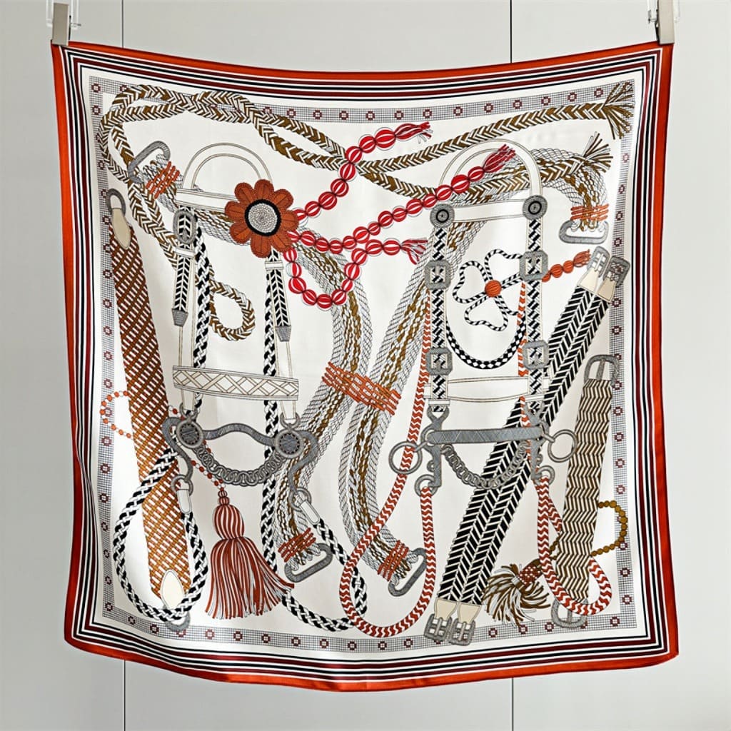 MaraSilk Pure Mulberry Silk Scarf - Square Crepe Satin MS430 34" x 34" MS43003