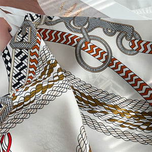 MaraSilk Pure Mulberry Silk Scarf - Square Crepe Satin MS430