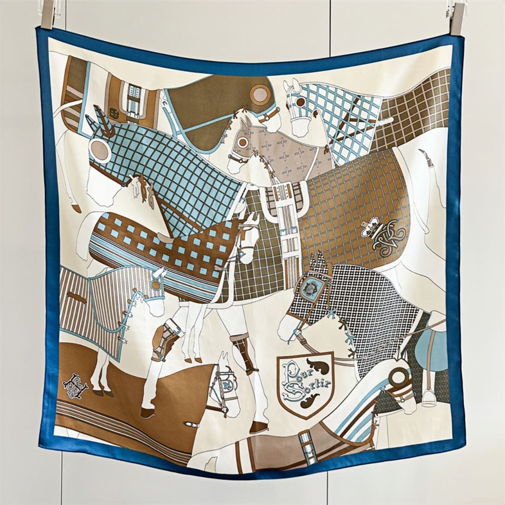 MaraSilk Pure Mulberry Silk Scarf - Square Crepe Satin MS431 34" x 34" MS43102