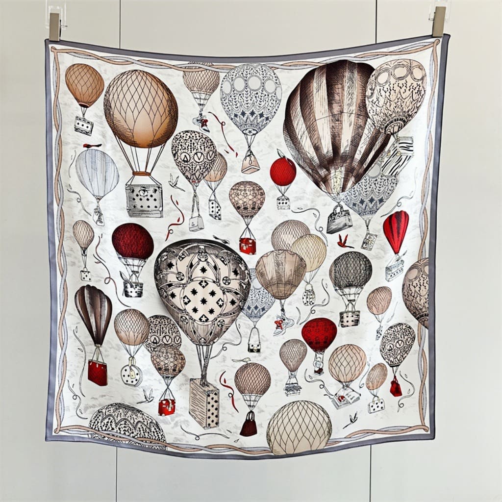 MaraSilk Pure Mulberry Silk Scarf - Square Crepe Satin MS432 34" x 34" MS43202