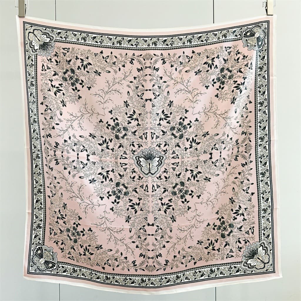 MaraSilk Pure Mulberry Silk Scarf - Square Crepe Satin MS437 34" x 34" MS43702