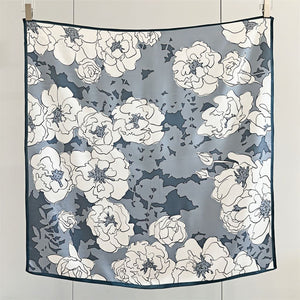 MaraSilk Pure Mulberry Silk Scarf - Square Crepe Satin MS438 34" x 34" MS43801