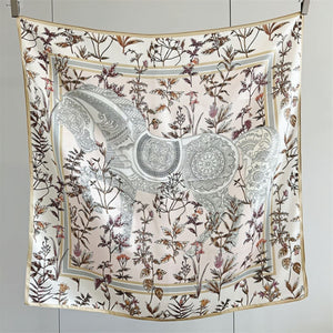 MaraSilk Pure Mulberry Silk Scarf - Square Crepe Satin MS439 34" x 34" MS43901