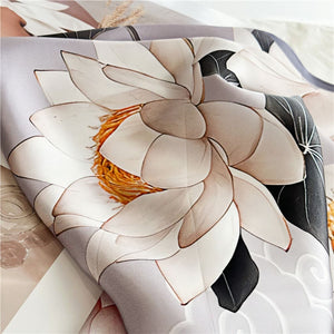 MaraSilk Pure Mulberry Silk Scarf - Square Crepe Satin MS441