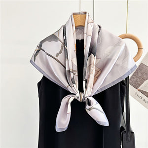 MaraSilk Pure Mulberry Silk Scarf - Square Crepe Satin MS441 34" x 34" MS44101