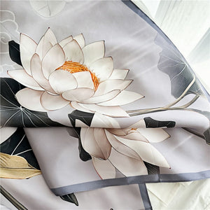 MaraSilk Pure Mulberry Silk Scarf - Square Crepe Satin MS441