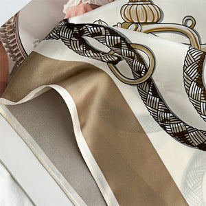 MaraSilk Pure Mulberry Silk Scarf - Square Crepe Satin MS442