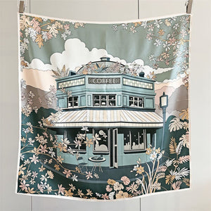 MaraSilk Pure Mulberry Silk Scarf - Square Crepe Satin MS445