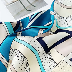 MaraSilk Pure Mulberry Silk Scarf - Square Crepe Satin MS447