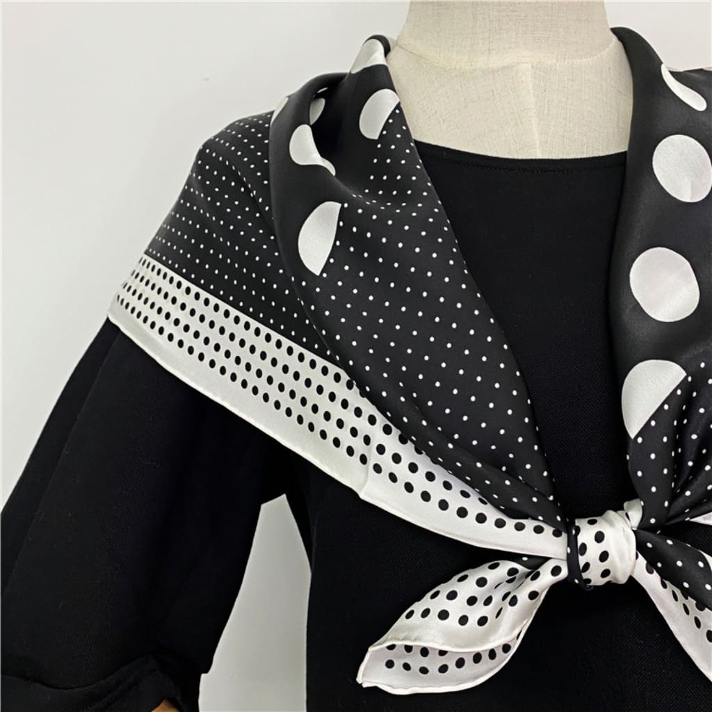 MaraSilk Pure Mulberry Silk Scarf - Square Crepe Satin MS448