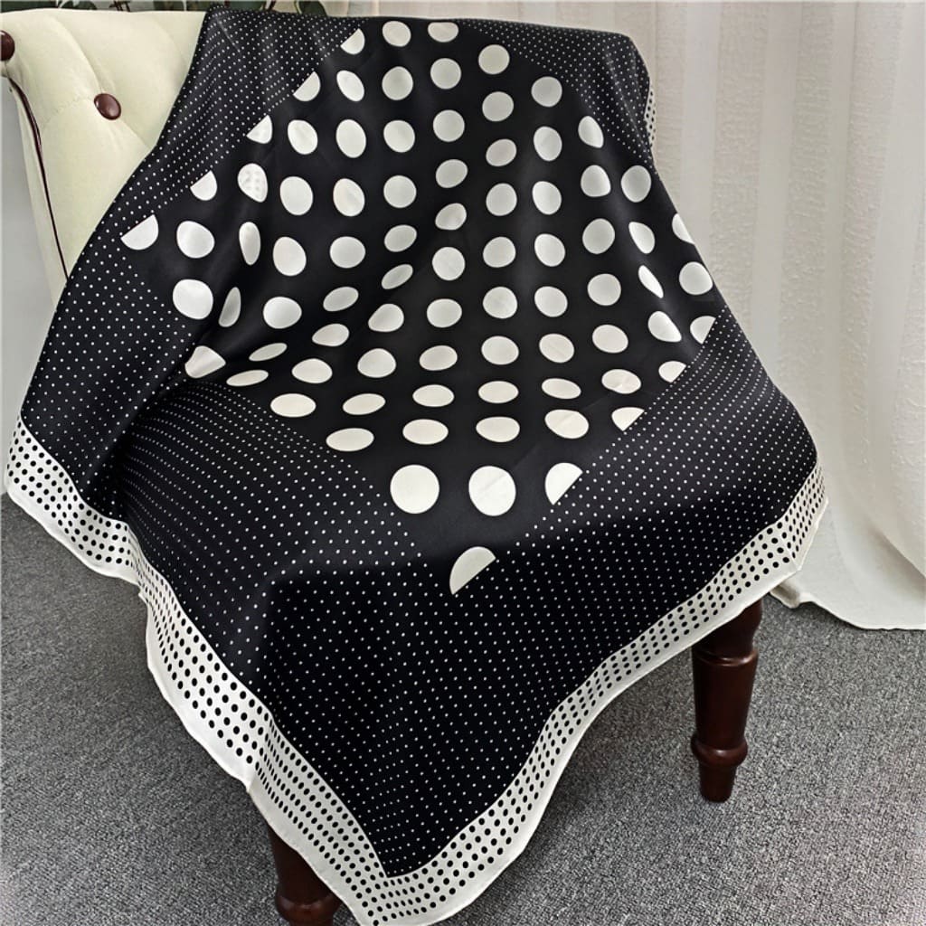 MaraSilk Pure Mulberry Silk Scarf - Square Crepe Satin MS448