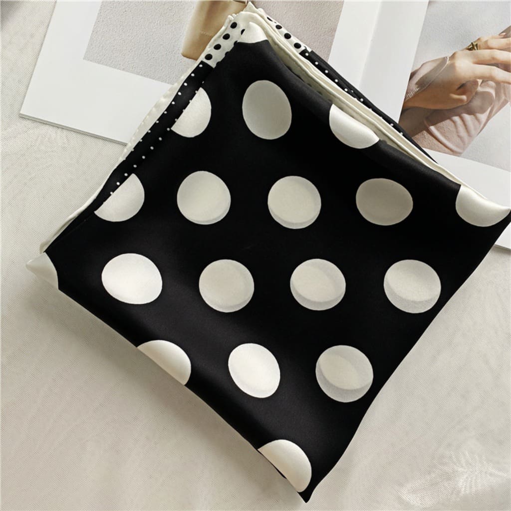 MaraSilk Pure Mulberry Silk Scarf - Square Crepe Satin MS448