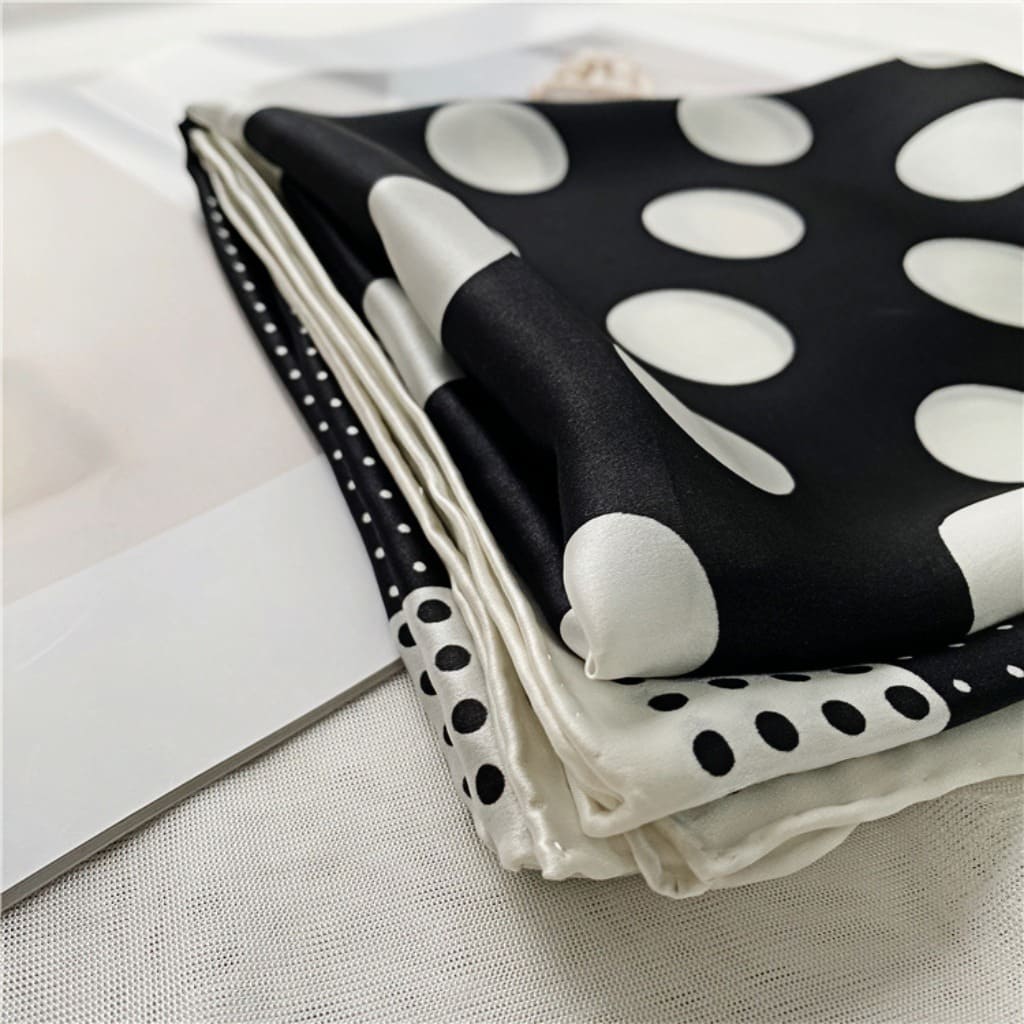 MaraSilk Pure Mulberry Silk Scarf - Square Crepe Satin MS448