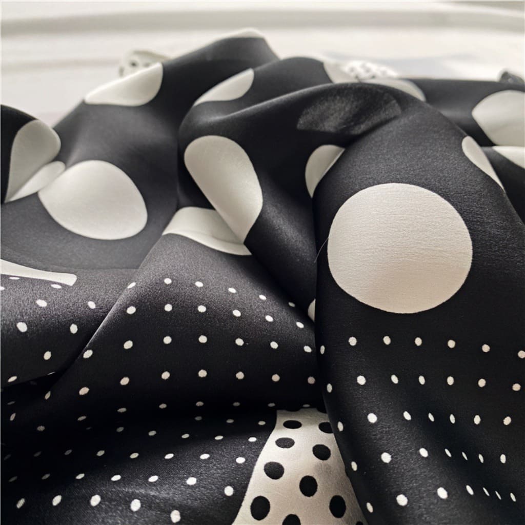 MaraSilk Pure Mulberry Silk Scarf - Square Crepe Satin MS448