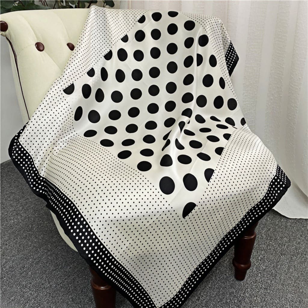 MaraSilk Pure Mulberry Silk Scarf - Square Crepe Satin MS448