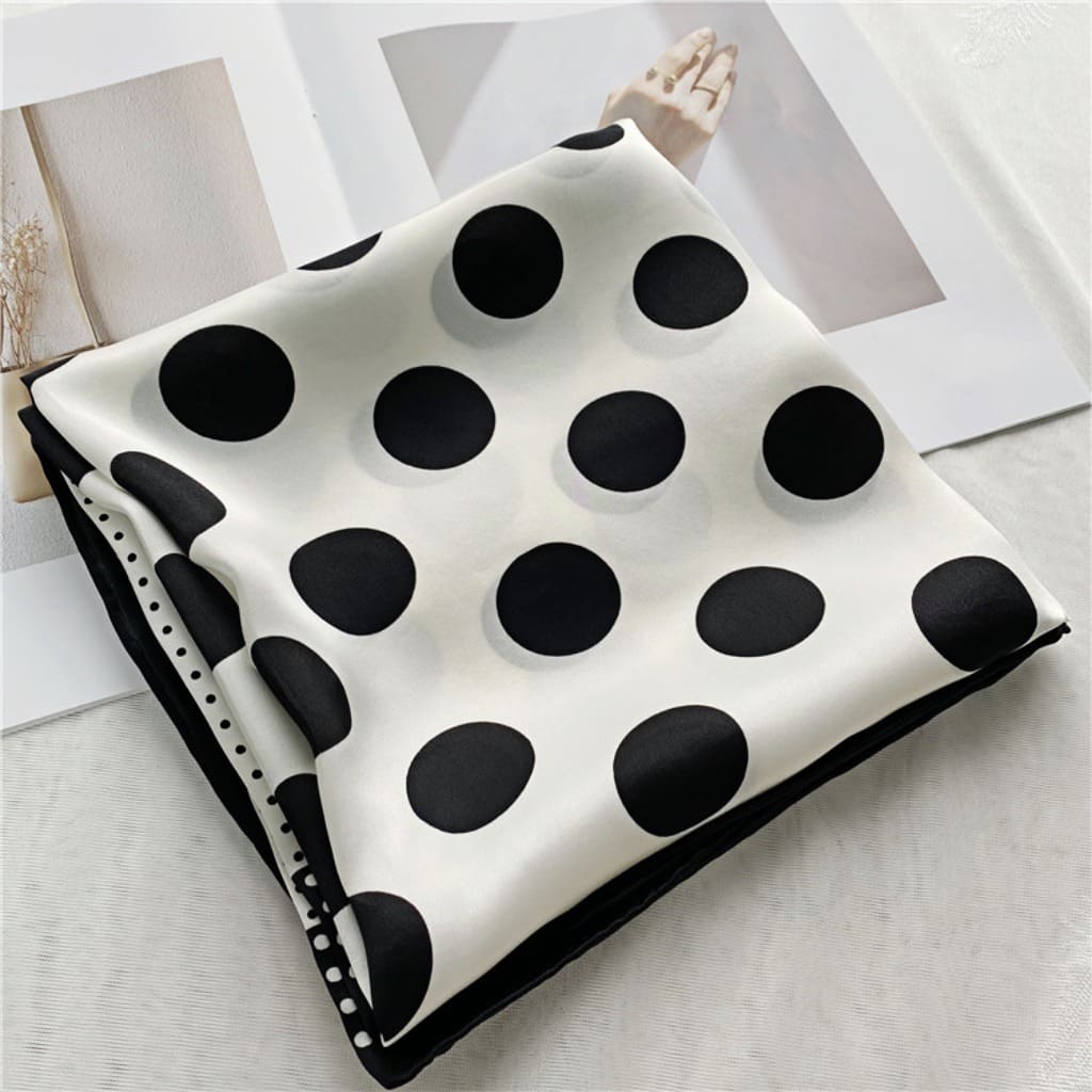 MaraSilk Pure Mulberry Silk Scarf - Square Crepe Satin MS448