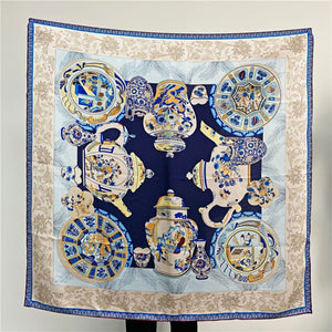 MaraSilk Pure Mulberry Silk Scarf - Square Crepe Satin MS449 41" x 41" MS44904