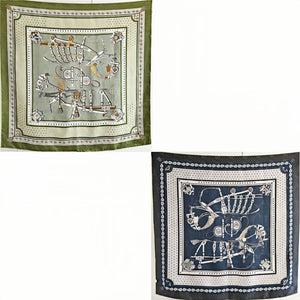 MaraSilk Pure Mulberry Silk Scarf - Square Jacquard MS453