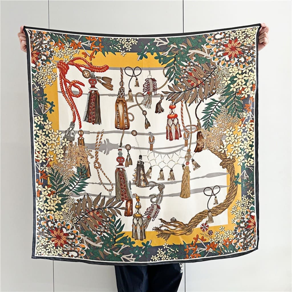 MaraSilk Pure Mulberry Silk Scarf - Square Crepe Satin MS454 41" x 41" MS45401