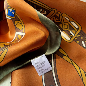 MaraSilk Pure Mulberry Silk Scarf - Square Crepe Satin MS456