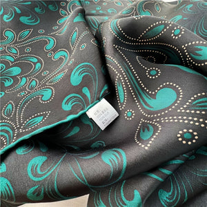 MaraSilk Pure Mulberry Silk Scarf - Square Crepe Satin MS457