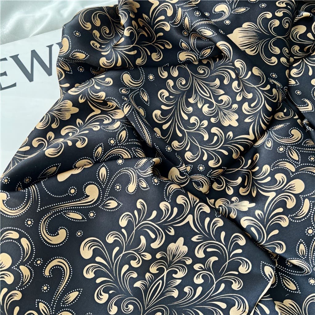 MaraSilk Pure Mulberry Silk Scarf - Square Crepe Satin MS457