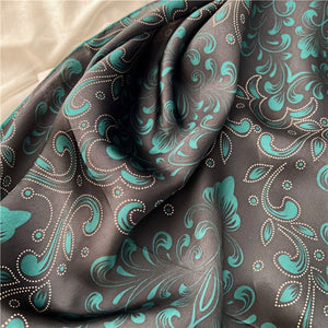 MaraSilk Pure Mulberry Silk Scarf - Square Crepe Satin MS457
