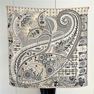 MaraSilk Pure Mulberry Silk Scarf - Square Crepe Satin MS458 41" x 41" MS45807