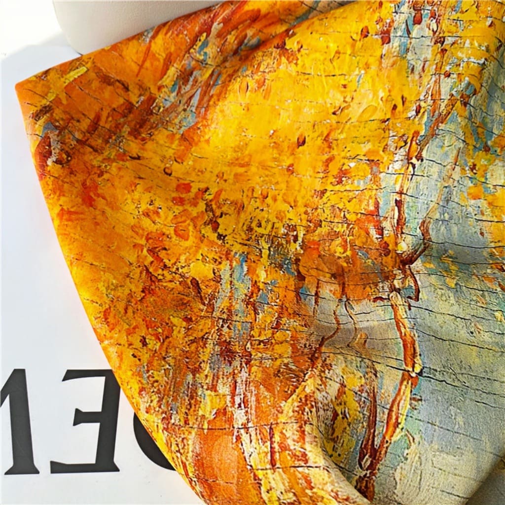 MaraSilk Pure Mulberry Silk Scarf - Square Crepe Satin MS459