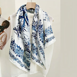 MaraSilk Pure Mulberry Silk Scarf - Square Crepe Satin MS460