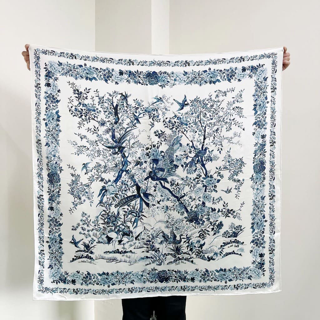 MaraSilk Pure Mulberry Silk Scarf - Square Crepe Satin MS460 41" x 41" MS46002